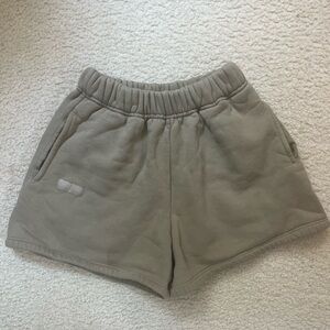 Set Active Olive Green Sweat Shorts